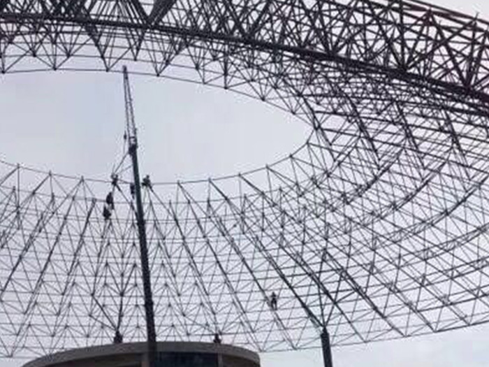 广安篮球馆球形网架厂家价格